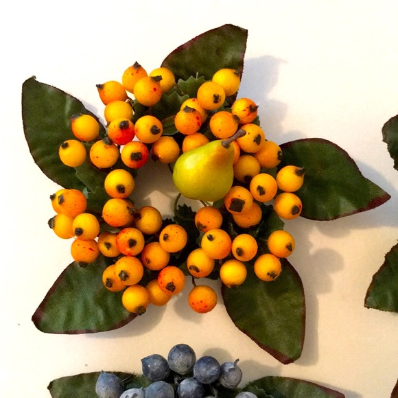 Decorative Fruit Accent 4 pieces NEW - Picture 6 of 13